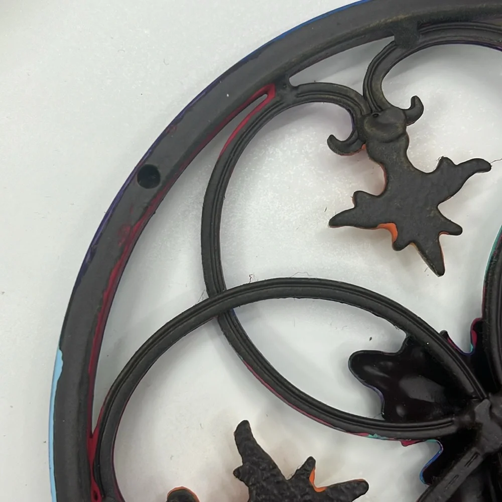 Ornate Rainbow Metal Wall Decor